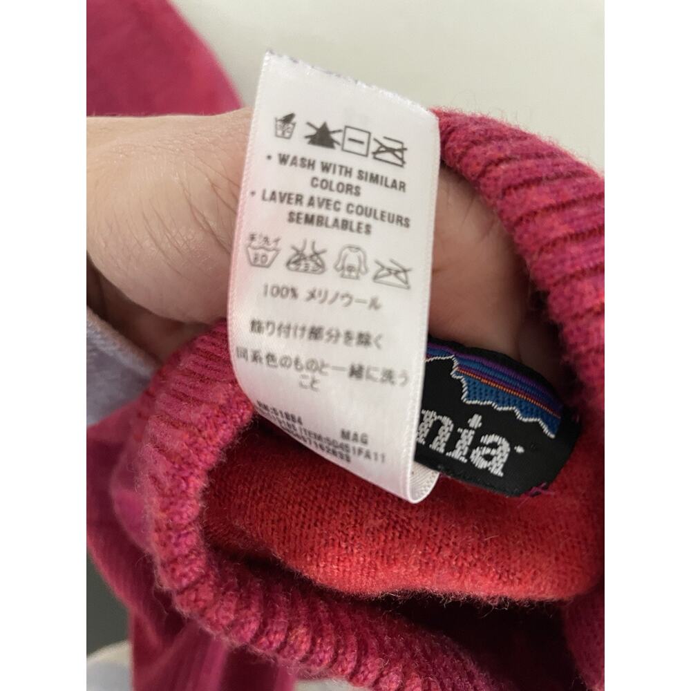 Patagonia Sweater Womens XSmall 100% Merino Wool Quarter Zip Sweatshirt - Picture 8 of 8